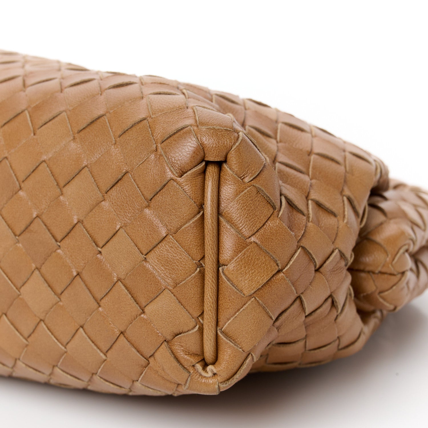 Bottega Veneta Nappa Intrecciato The Lauren 1980 Clutch Camel 10 of 10