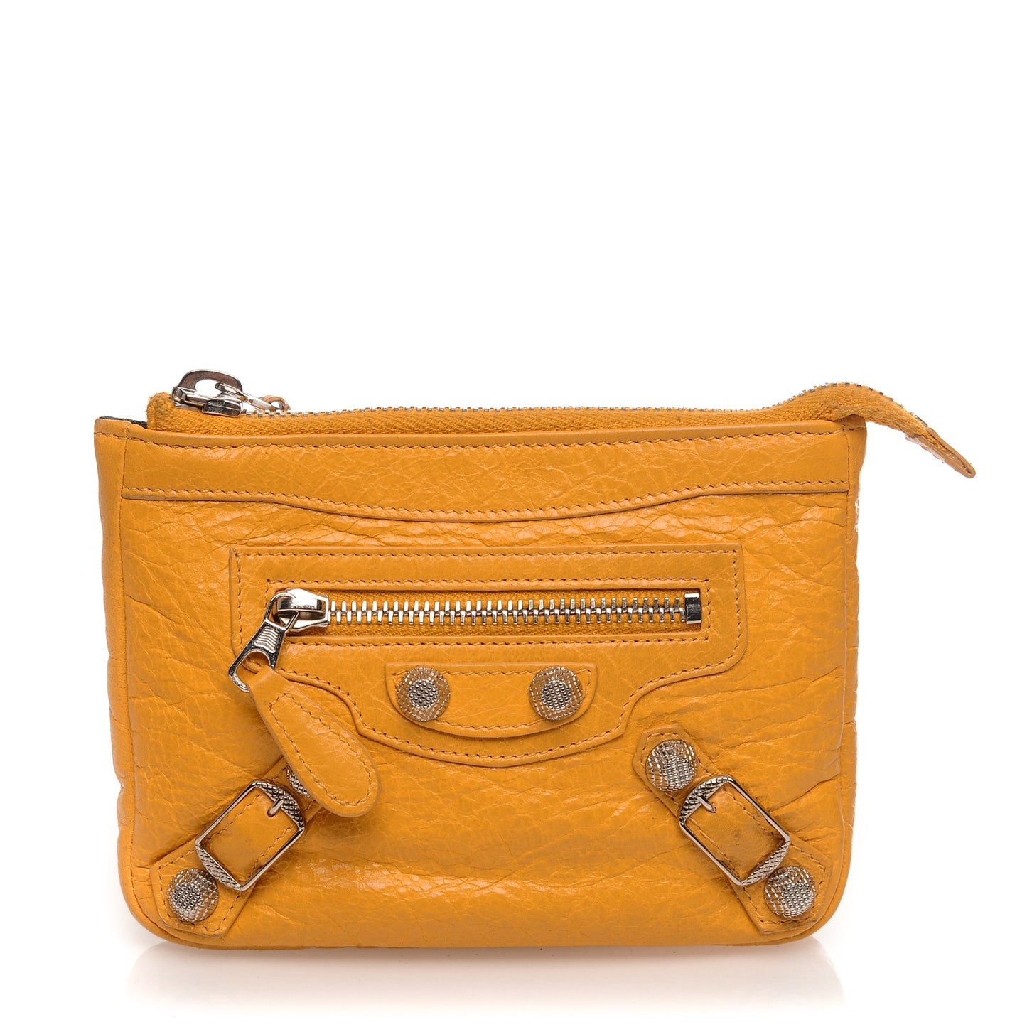 Agneau Giant 12 Silver Hardware M Porte-Monnaie Coin Purse Mangue