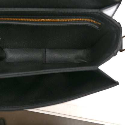 Celine Shiny Calfskin Teen Triomphe Black 5 of 10