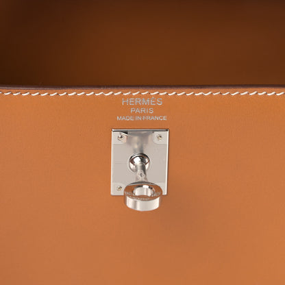 Hermes Veau Butler Kelly Sellier 25 Natural Sable 5 of 8