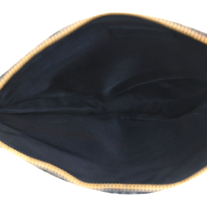 Christian Dior Monogram Mini Saddle Pochette Navy 5 of 11