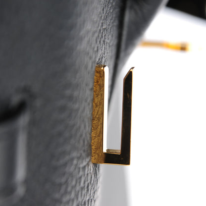 Hermes Taurillon Clemence Birkin 35 Black 15 of 23