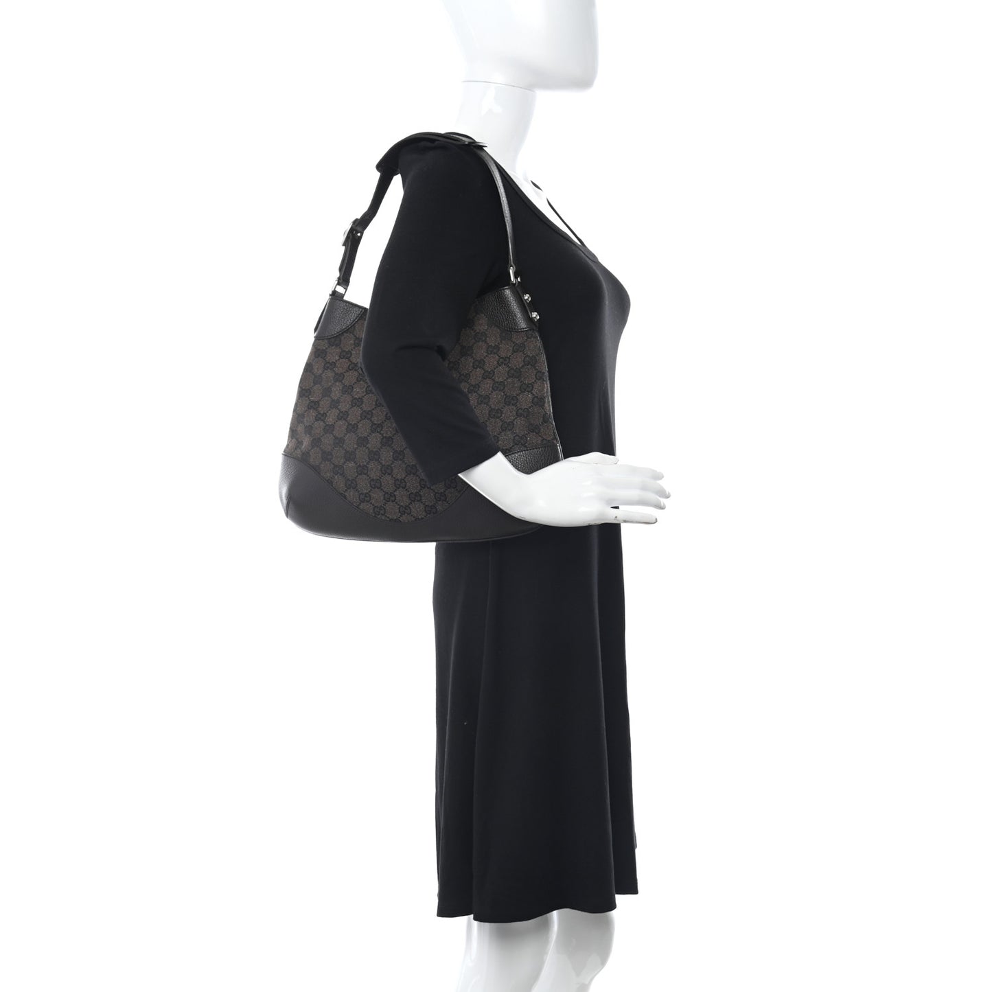 Monogram Small Princy Hobo Dark Brown