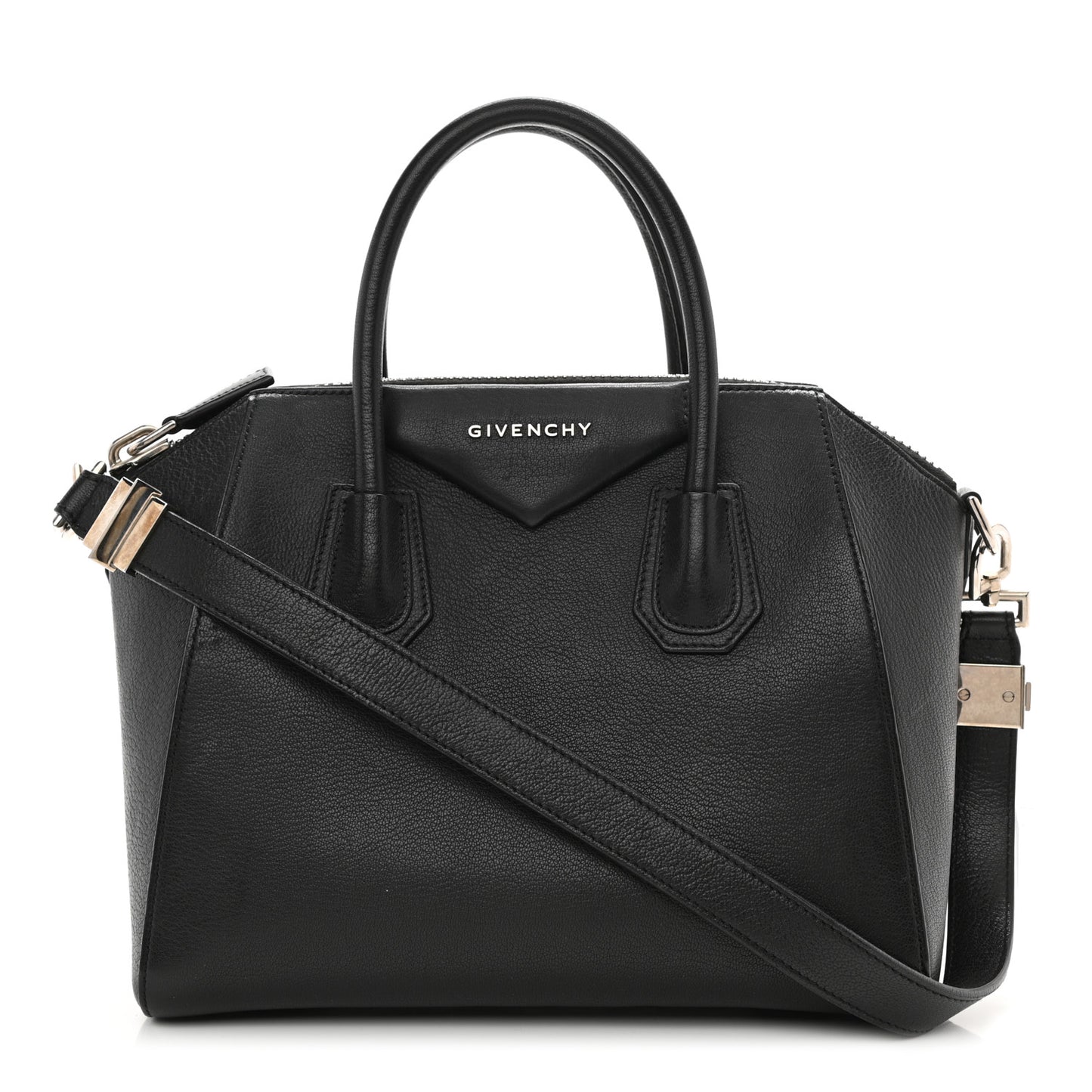 Sugar Goatskin Small Antigona Black