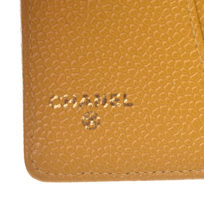 Chanel Caviar CC Mini Ring Agenda Planner Yellow 6 of 16
