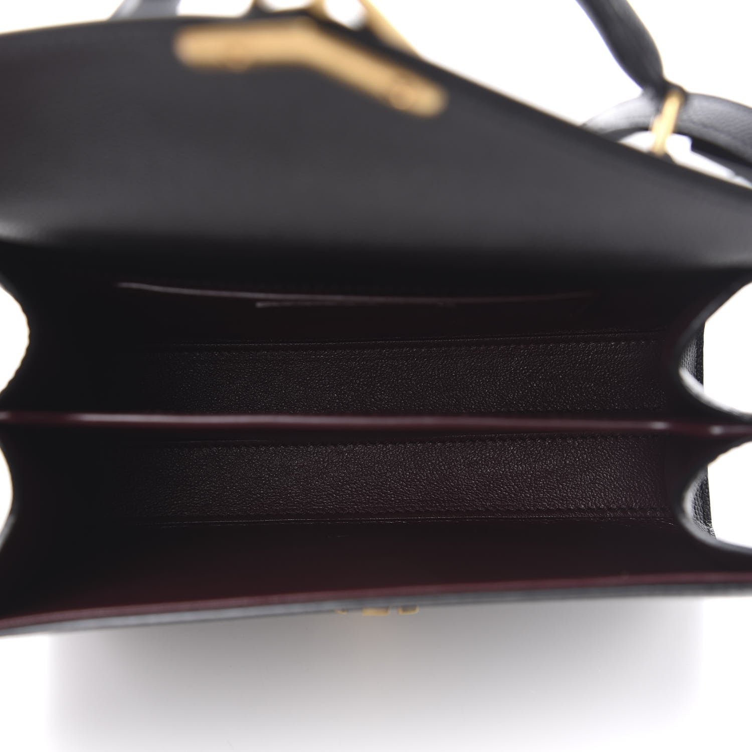 Saint Laurent Grain de Poudre Mini Classic Monogram Cassandra Top Handle Black Rouge Legion 6 of 10