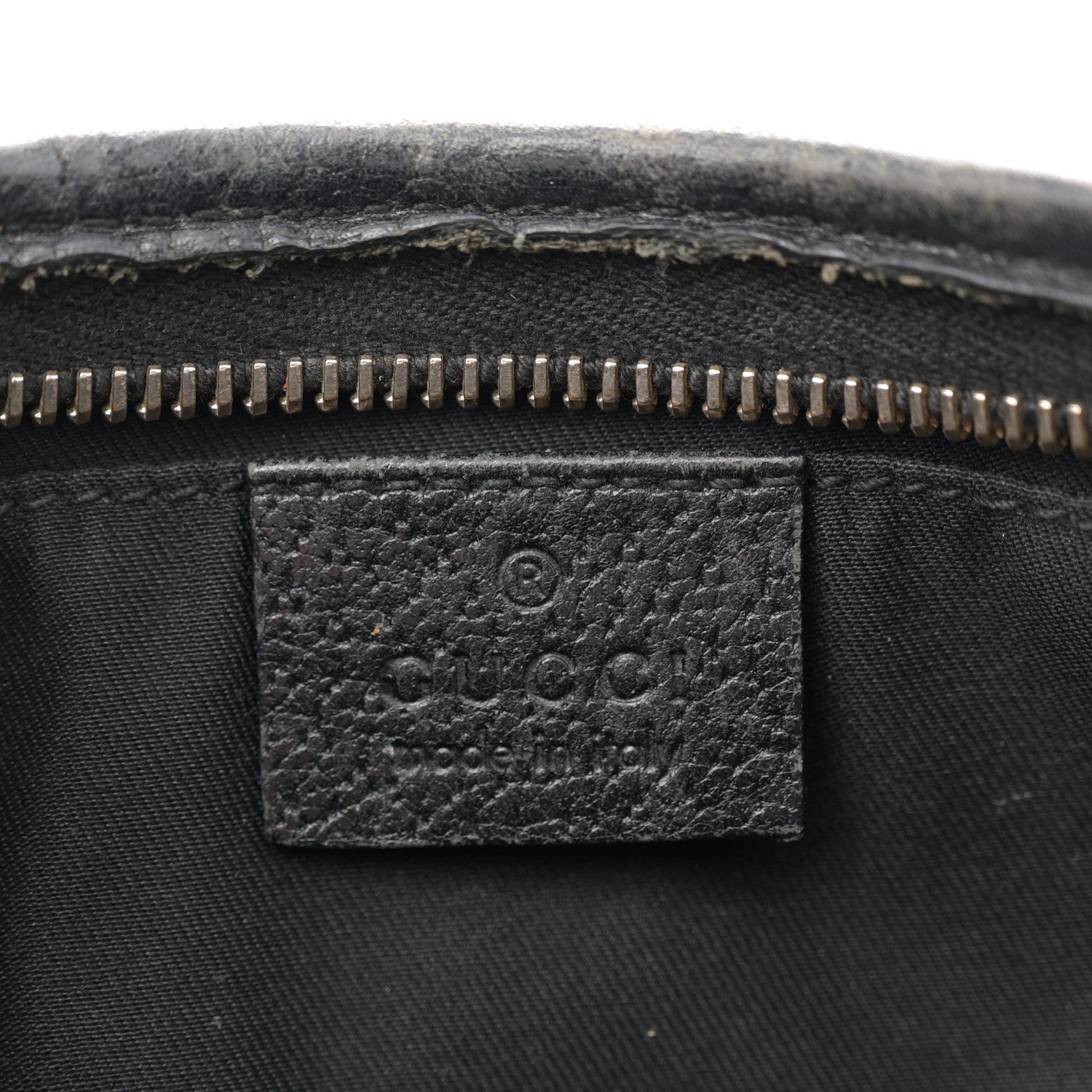Gucci Monogram D Ring Abbey Pochette Black 6 of 14