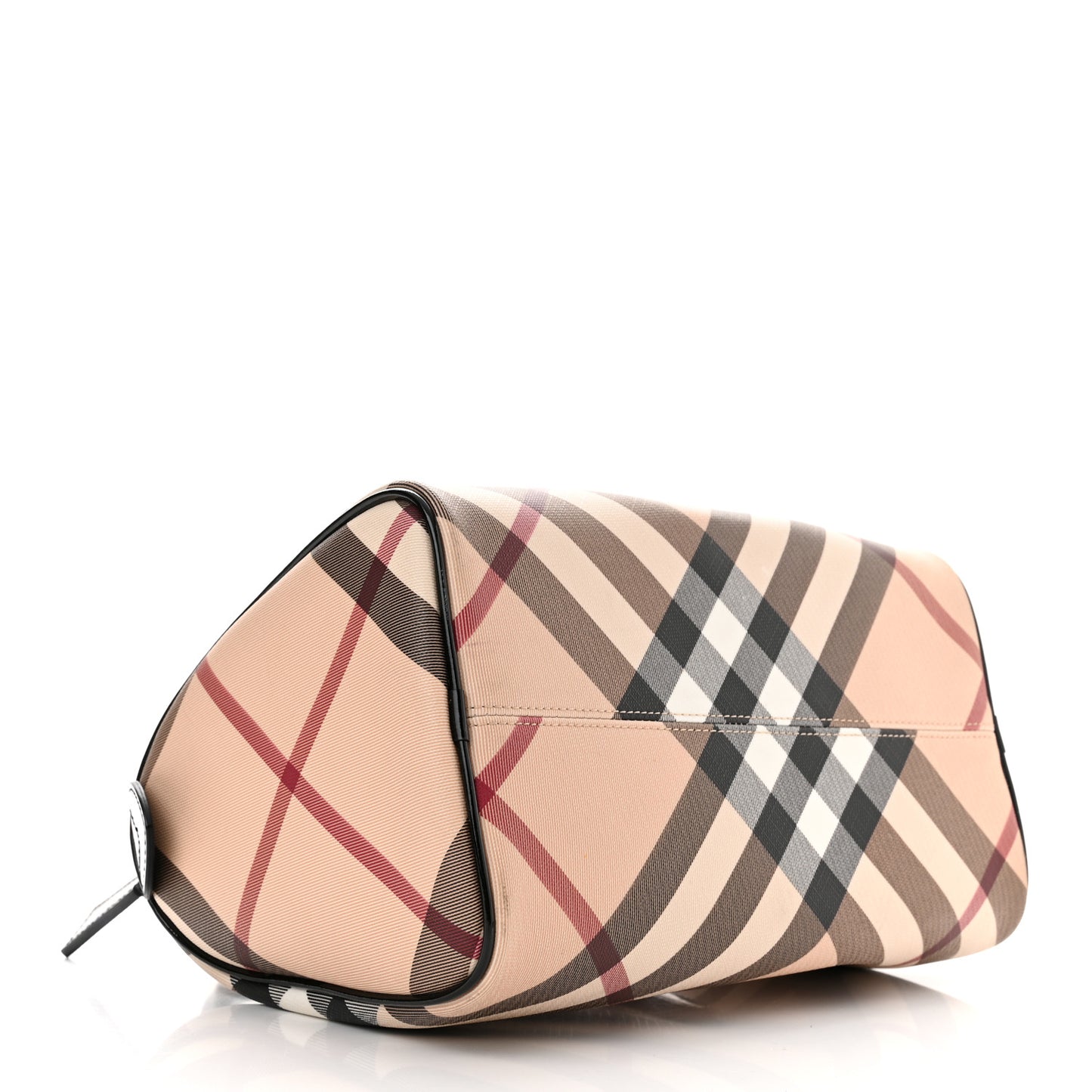 Nova Check Patent Small Chester Bowling Bag Black