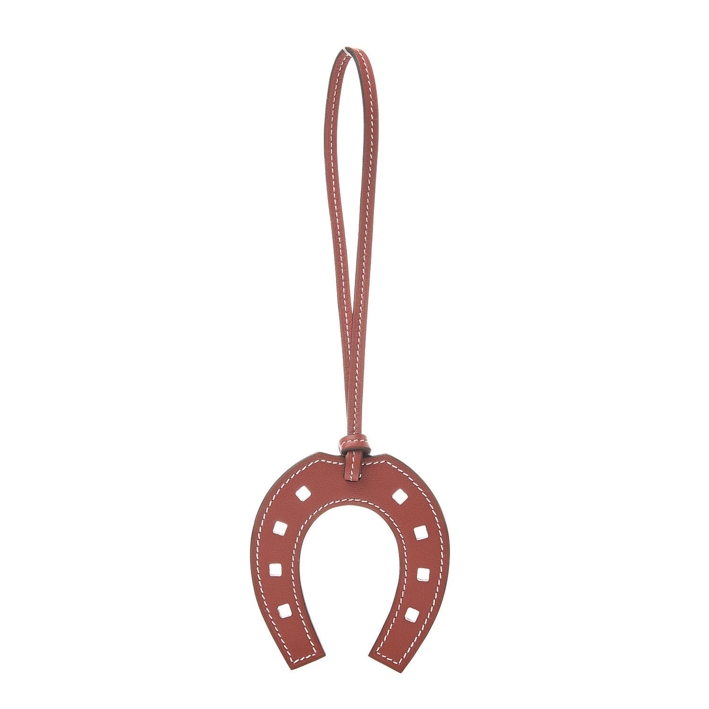 Swift Paddock Horseshoe Bag Charm Sanguine