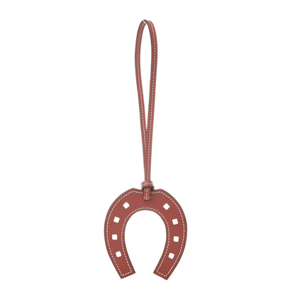 Hermes Swift Paddock Horseshoe Bag Charm Sanguine 1 of 4