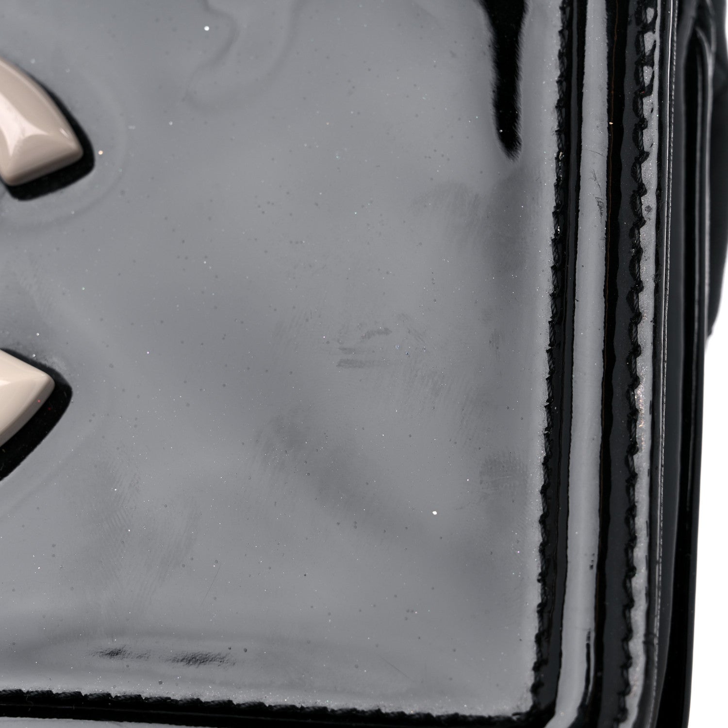 Chanel Patent Lipstick Wallet On Chain Black 17 of 17