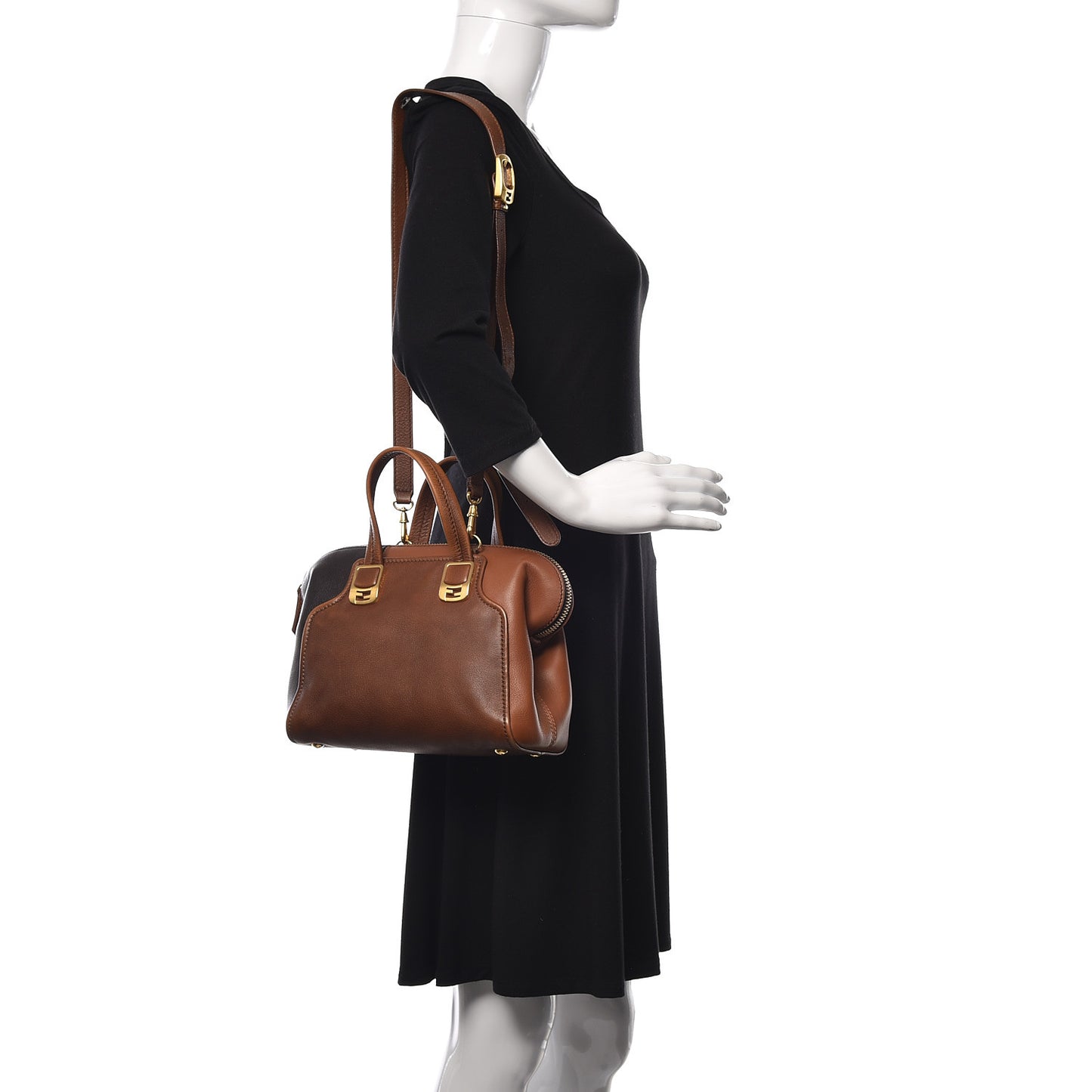 Capra Vitello Dolce Marmol Colorblock Small Chameleon Tote Moro Biscotti
