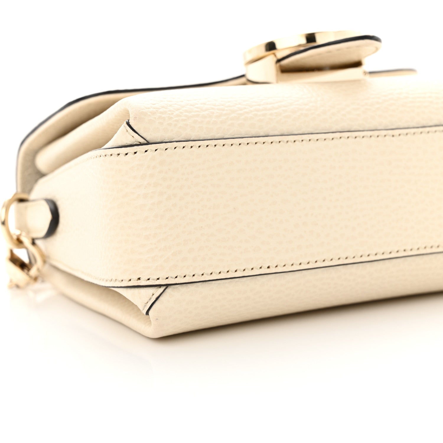 Gucci Dollar Calfskin Interlocking G Crossbody Bag Mystic White 10 of 16