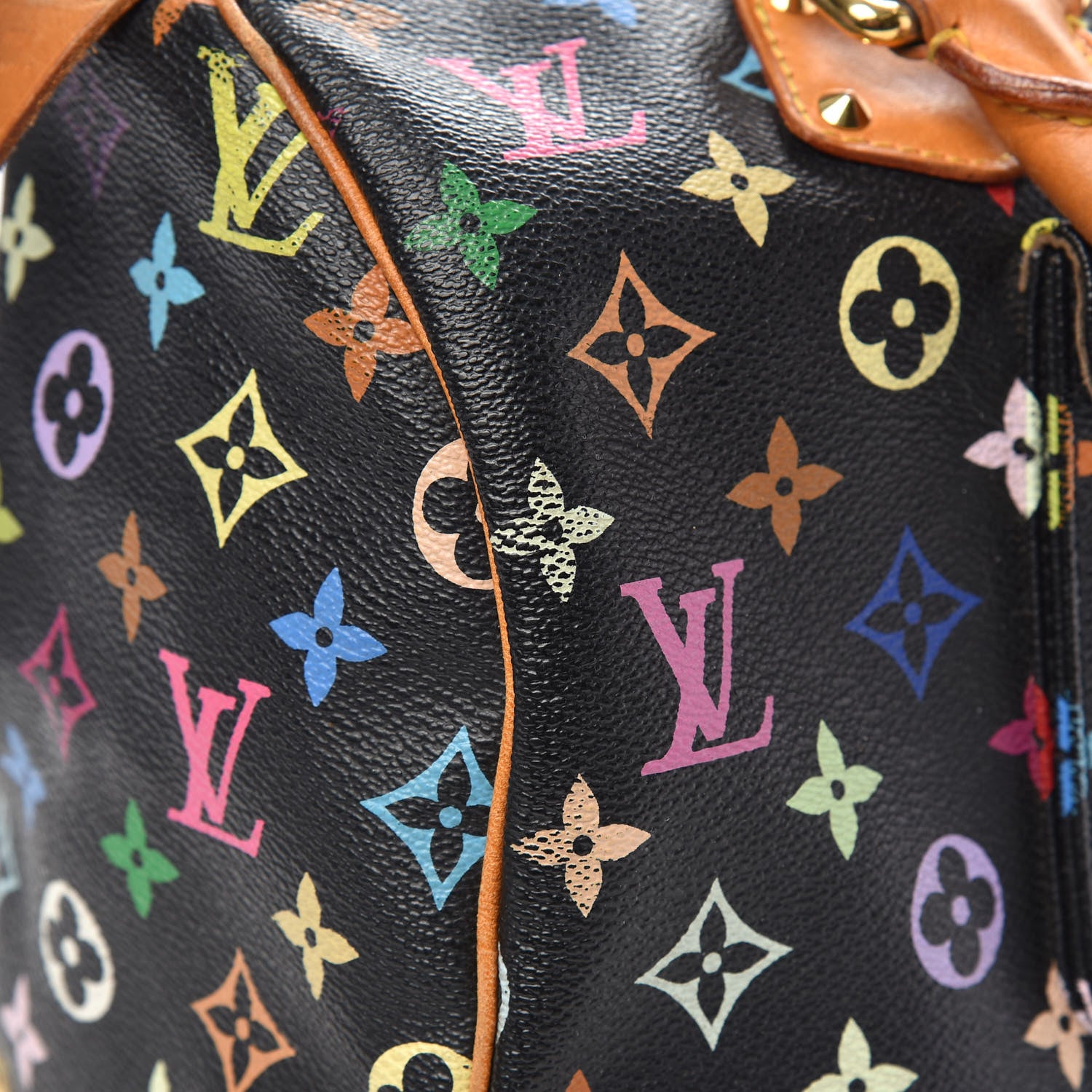 Louis Vuitton Monogram Multicolor Speedy 30 Black 12 of 17