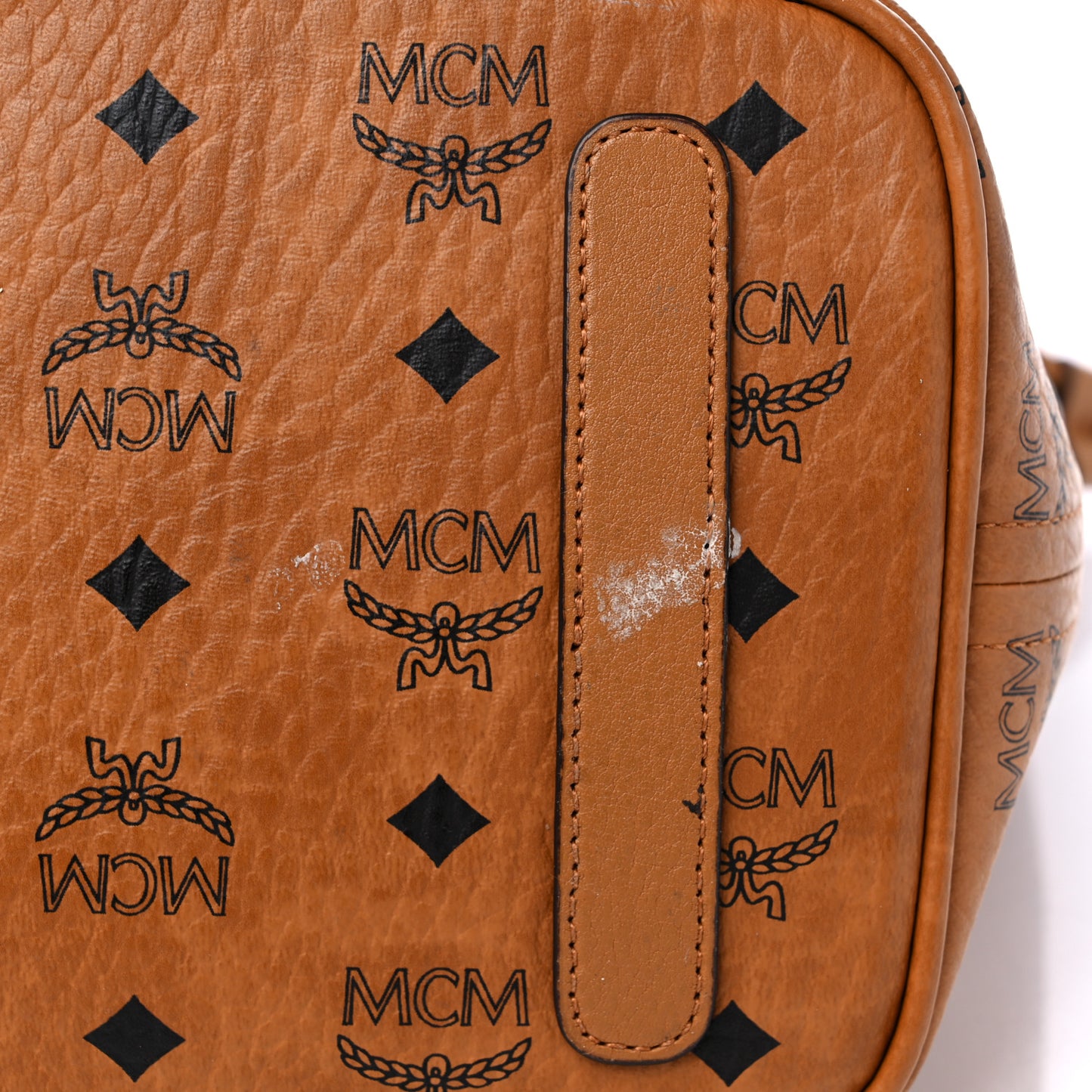 Visetos Medium Liz Reversible Shopper Tote Cognac