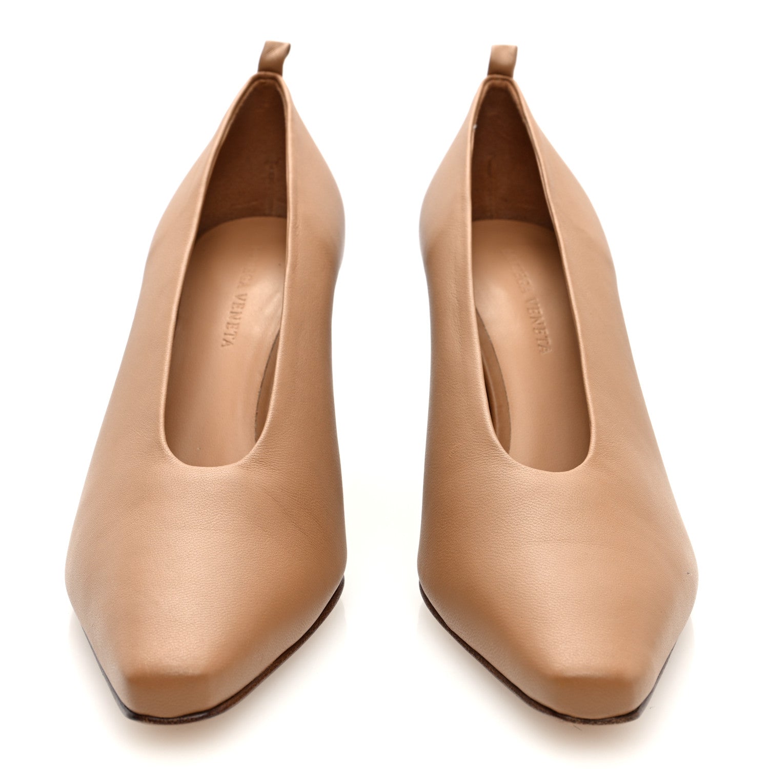Bottega Veneta Nappa Dream Almond Pumps 40 Nude 3 of 7