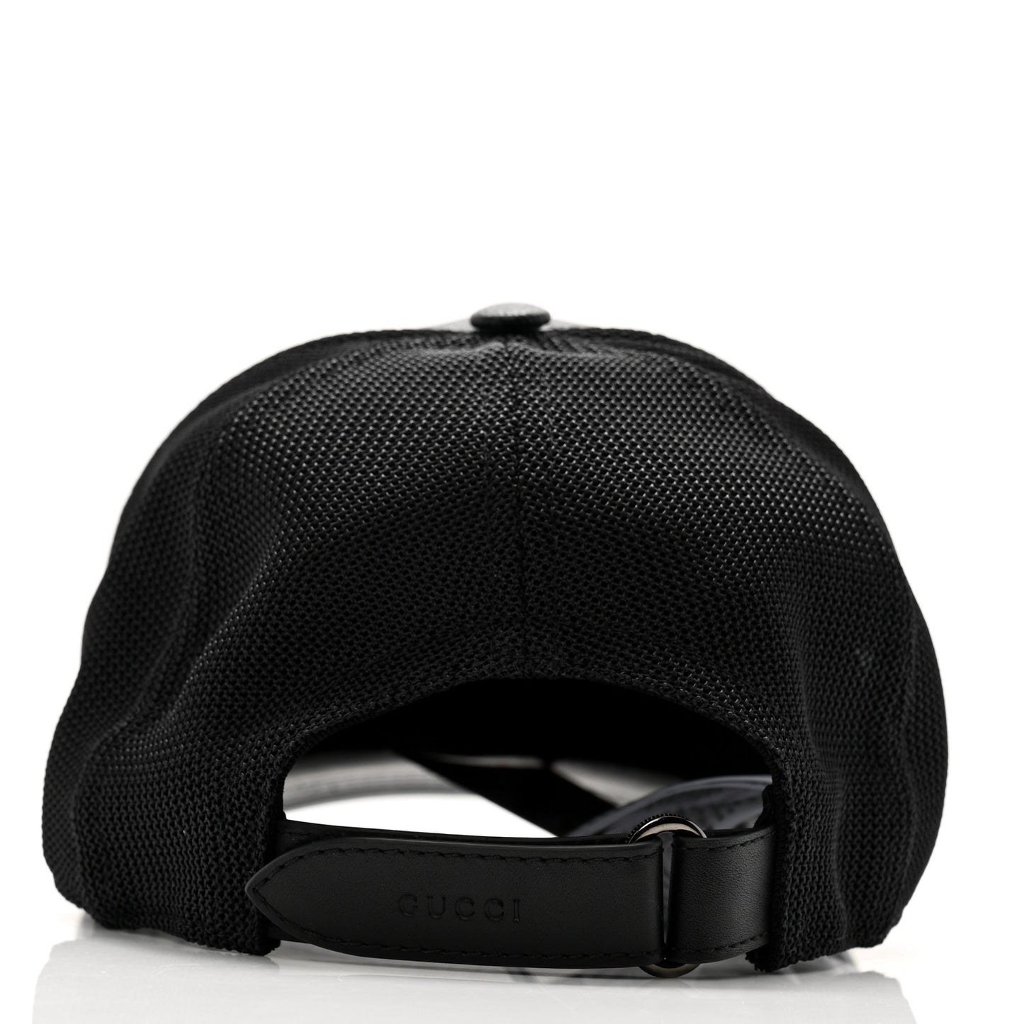 GG Supreme Monogram Baseball Hat M 58 Black