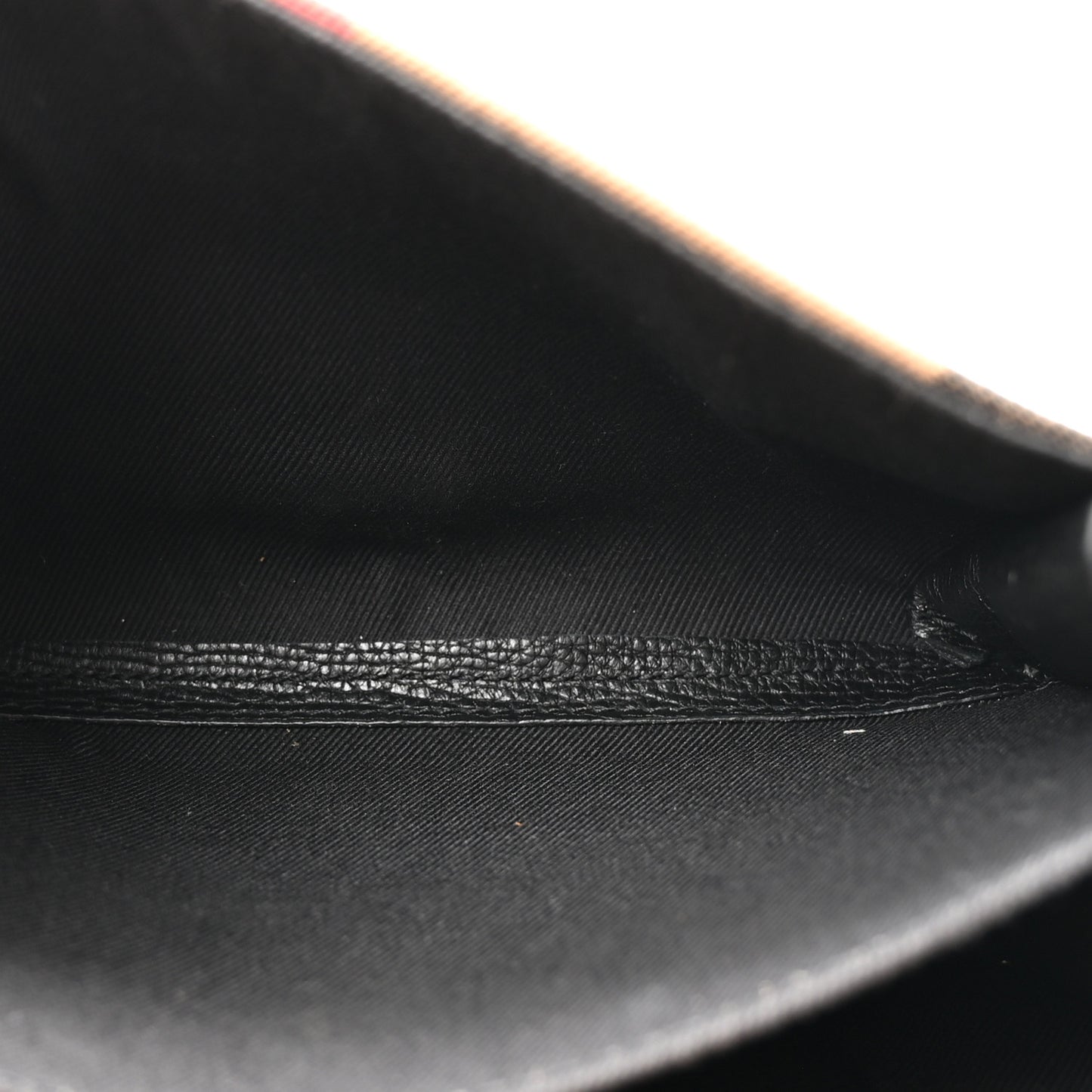 Derby Calfskin House Check Small Macken Crossbody Bag Black