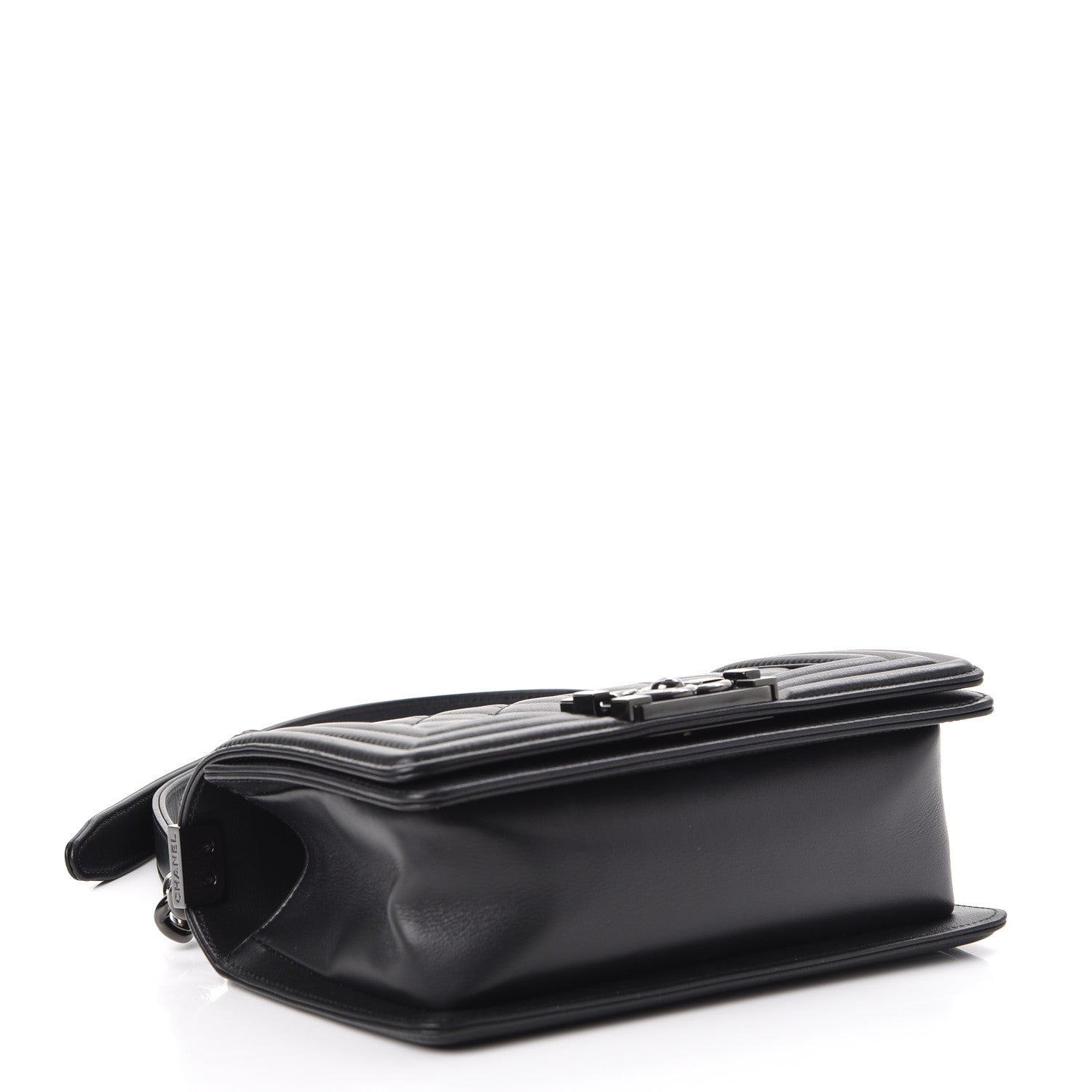 Chanel Calfskin Quilted Small Boy Flap So Black 5 of 9