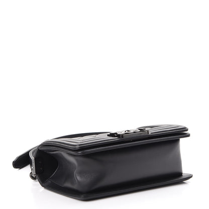 Chanel Calfskin Quilted Small Boy Flap So Black 5 of 9