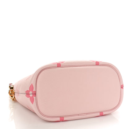 Louis Vuitton Empreinte Monogram Giant By The Pool Marshmallow Hobo PM Bouton De Rose 4 of 8