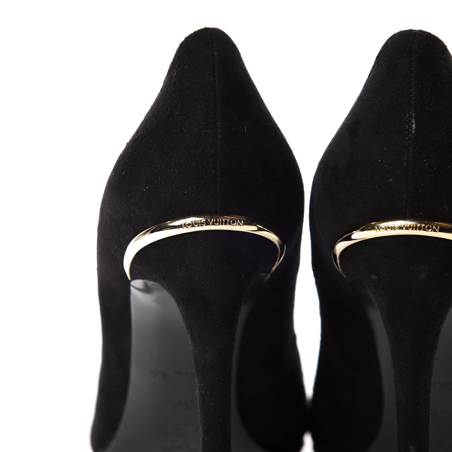 Louis Vuitton Suede Eyeline Pumps 39 Black 14 of 15