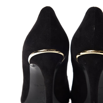 Louis Vuitton Suede Eyeline Pumps 39 Black 14 of 15
