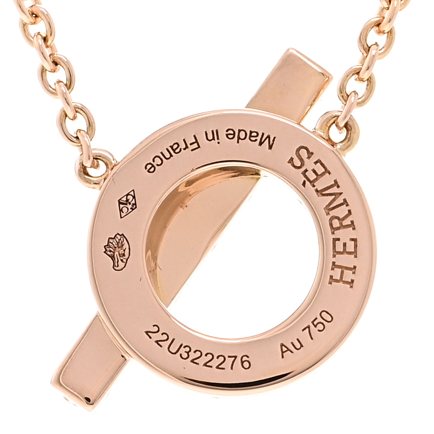 18K Rose Gold Diamond Finesse Pendant Necklace