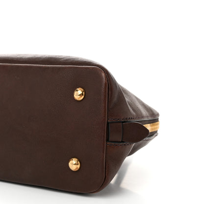 Miu Miu Nappa Aviator Regular Aventure Bag Briarwood 9 of 9