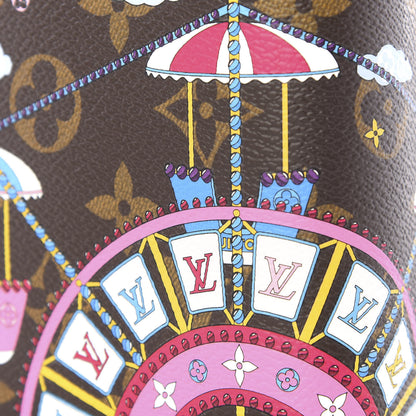 Louis Vuitton Monogram 2020 Christmas Animation Big Wheel Passport Cover Rose Ballerine 7 of 8