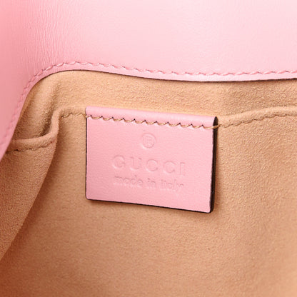 Gucci Calfskin Matelasse Mini GG Marmont Shoulder Bag Wild Rose 6 of 12