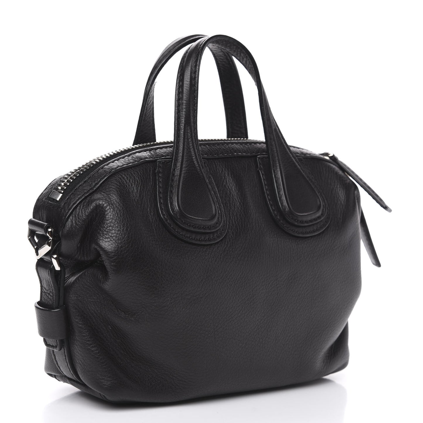 Waxed Calfskin Micro Nightingale Black