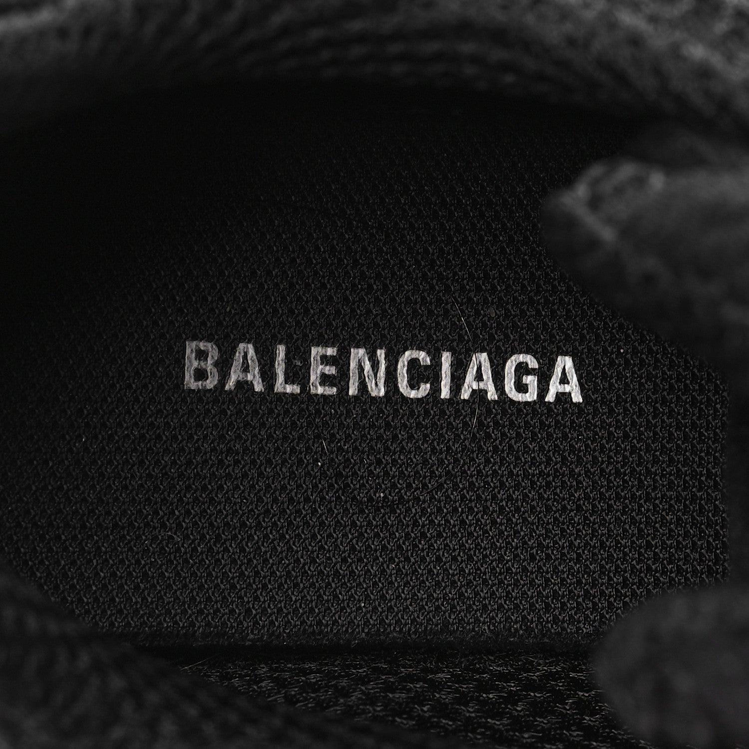 Balenciaga Fabric Mesh Womens Phantom Sneakers 37 Black 8 of 9