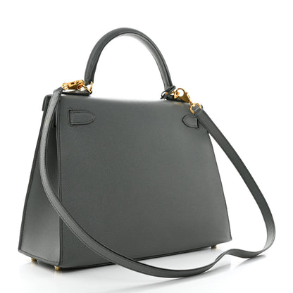 Hermes Epsom Kelly Sellier 28 Vert Amande 2 of 11