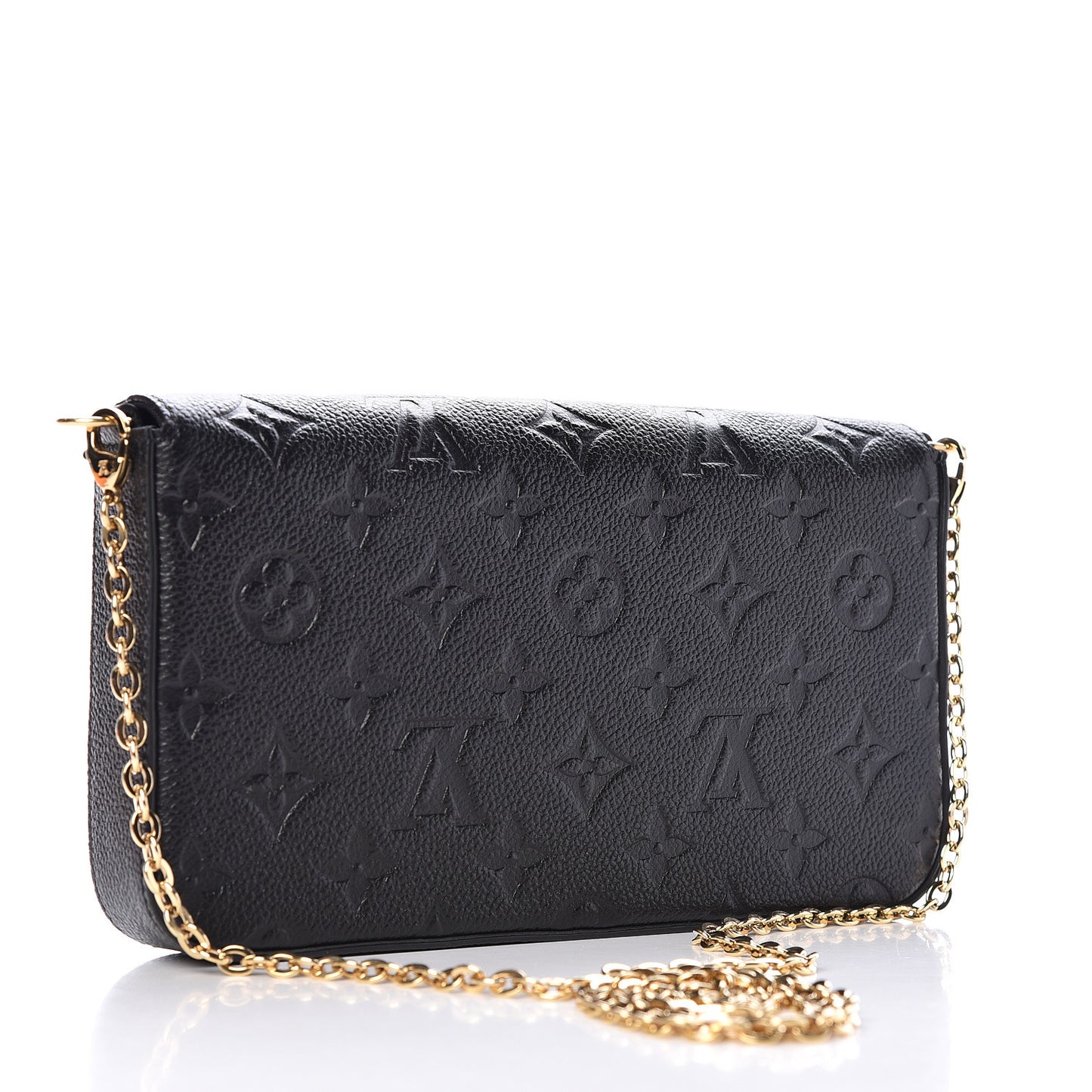 Empreinte Pochette Felicie Chain Wallet Black