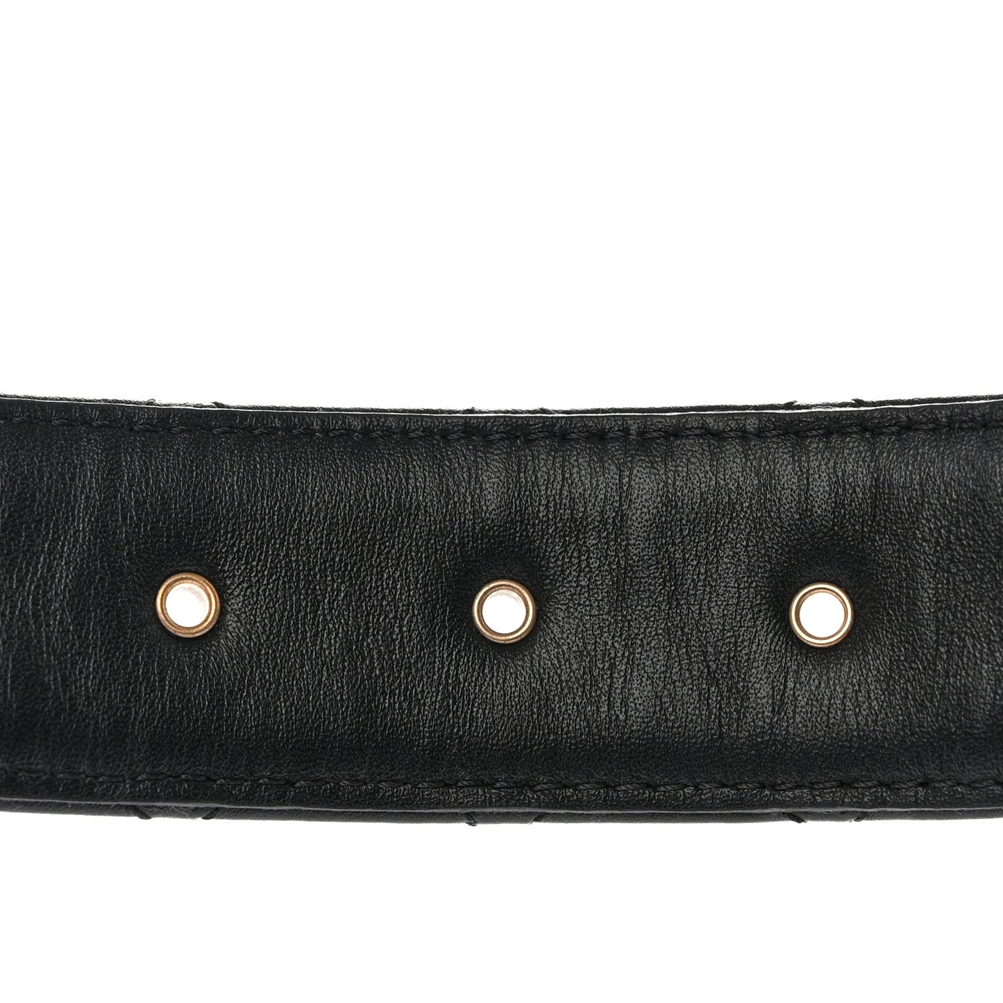 Lambskin Quilted CC Chain Belt 80 32 Black