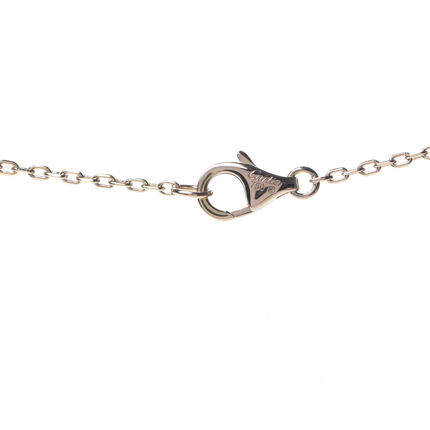 18K Pink Yellow White Gold Trinity Heart Necklace