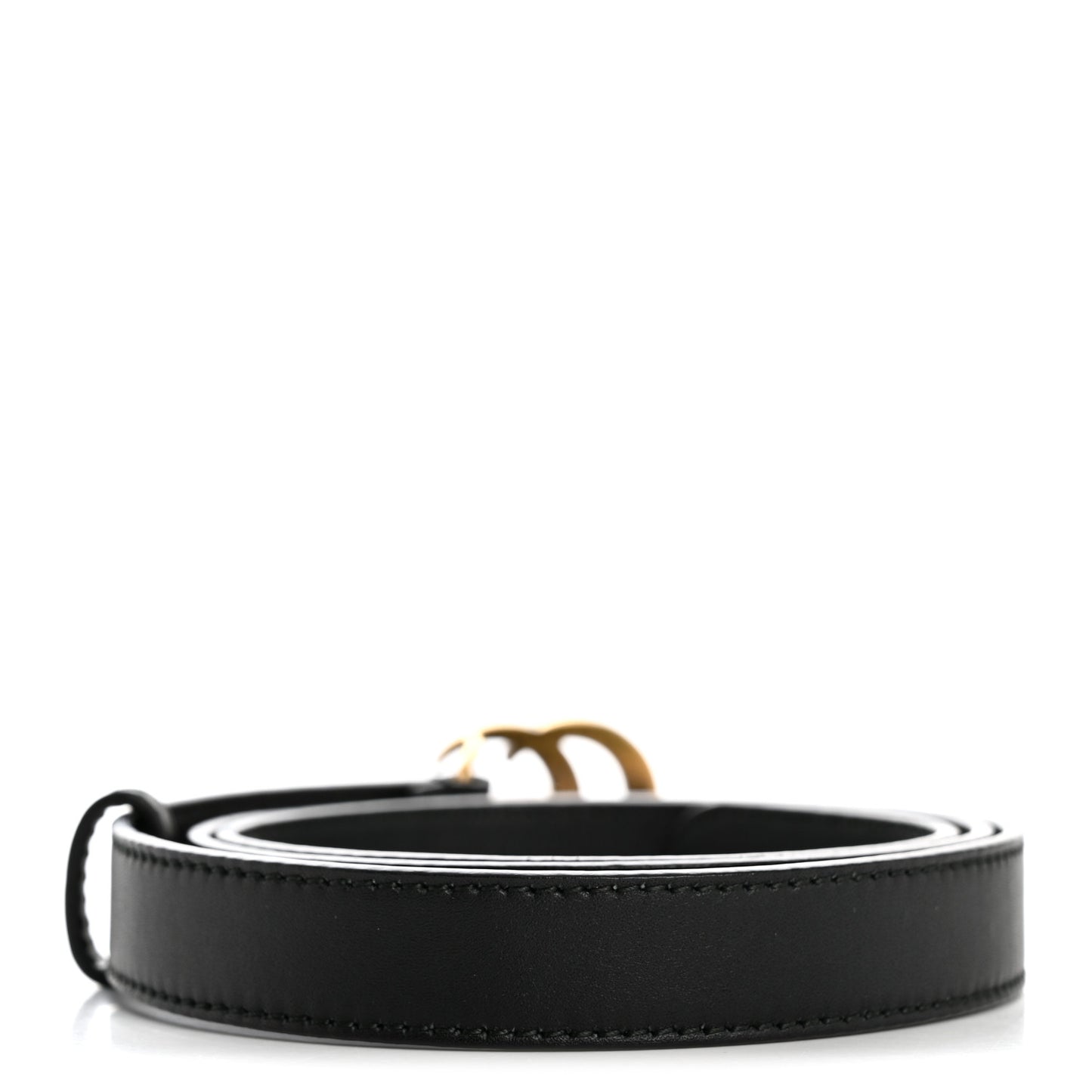 Calfskin Double G 20mm Belt 85 34 Black