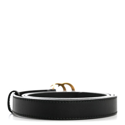 Gucci Calfskin Double G 20mm Belt 85 34 Black 2 of 5