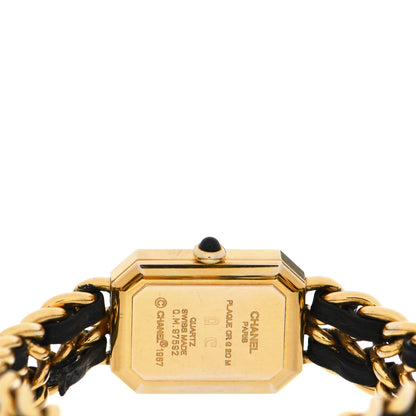 Chanel Stainless Steel Lambskin 20mm Chain Premiere Quartz Watch Gold L 4 of 5