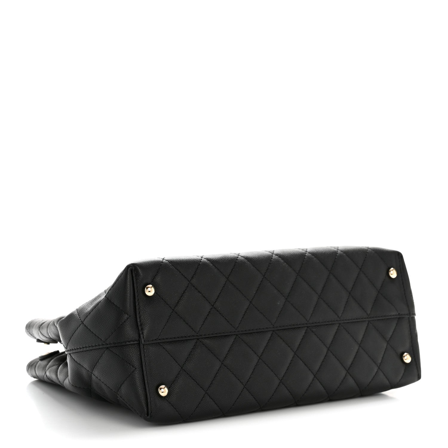 Chanel Caviar Quilted Small Shopping Tote  Black 4 of 14