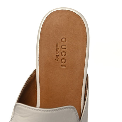 Gucci Malaga Kid Womens Princetown Slippers 37 Mystic White 7 of 9