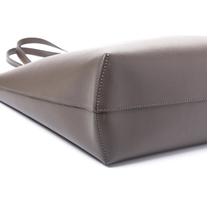 Fendi Vitello Vienna Enamel F is Fendi Shopping Tote Carbone Tobacco 5 of 11