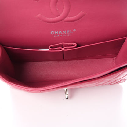 Chanel Patent Quilted Medium Double Flap Fuchsia 4 of 9