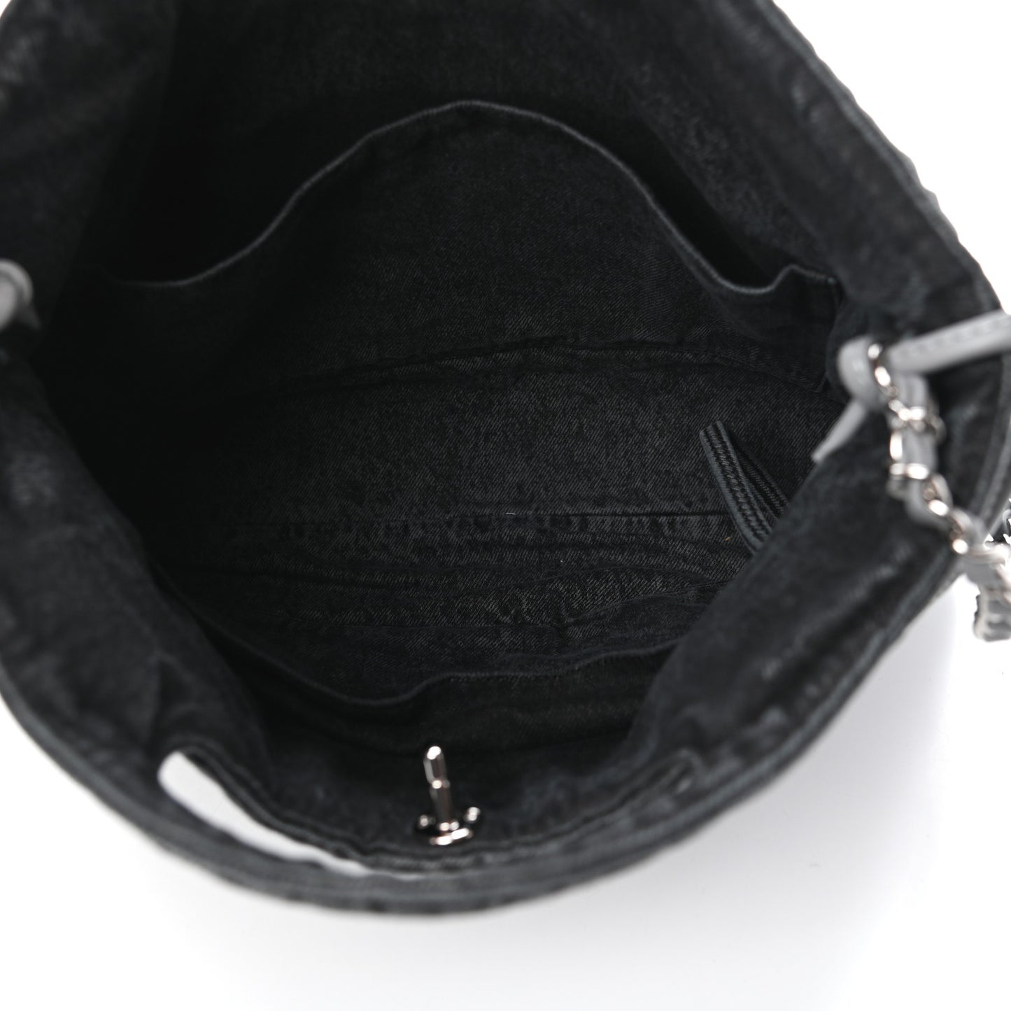 Denim Quilted 31 Denimpression Shopping Bag Grey Black