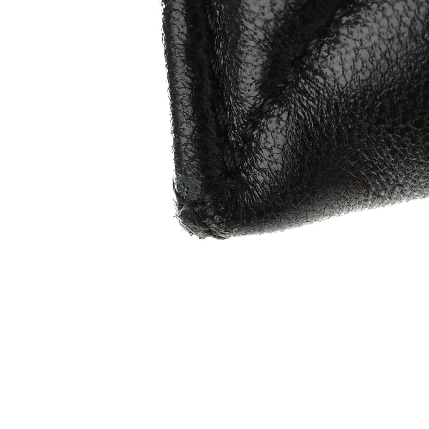 Lambskin Quilted Chanel 19 Card Holder Black