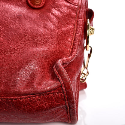 Balenciaga Agneau Giant 12 Gold Hardware Mini City Rouge Cardinal 12 of 12