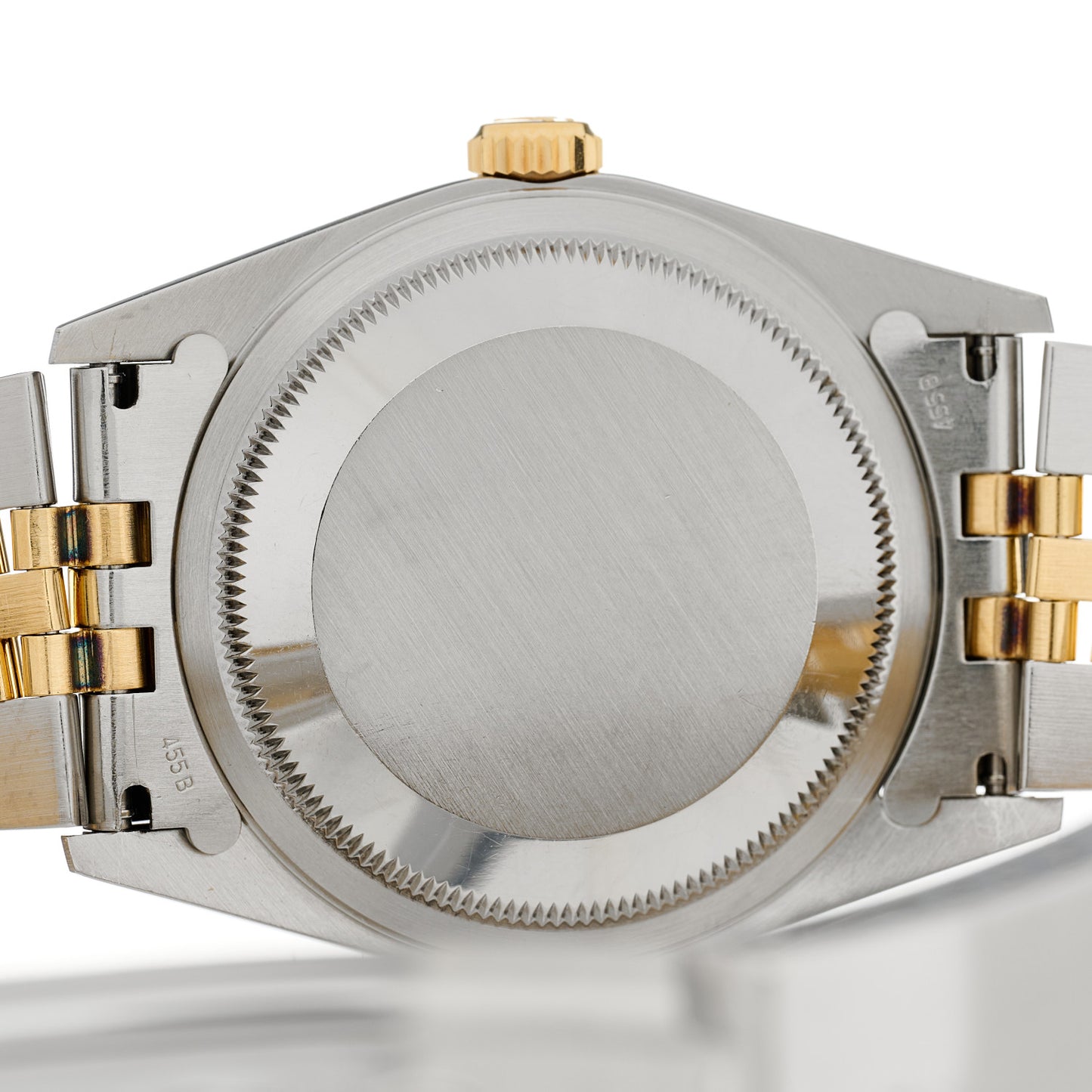 Stainless Steel 18K Yellow Gold Diamond 36mm Oyster Perpetual Datejust Watch White Jubilee 16233