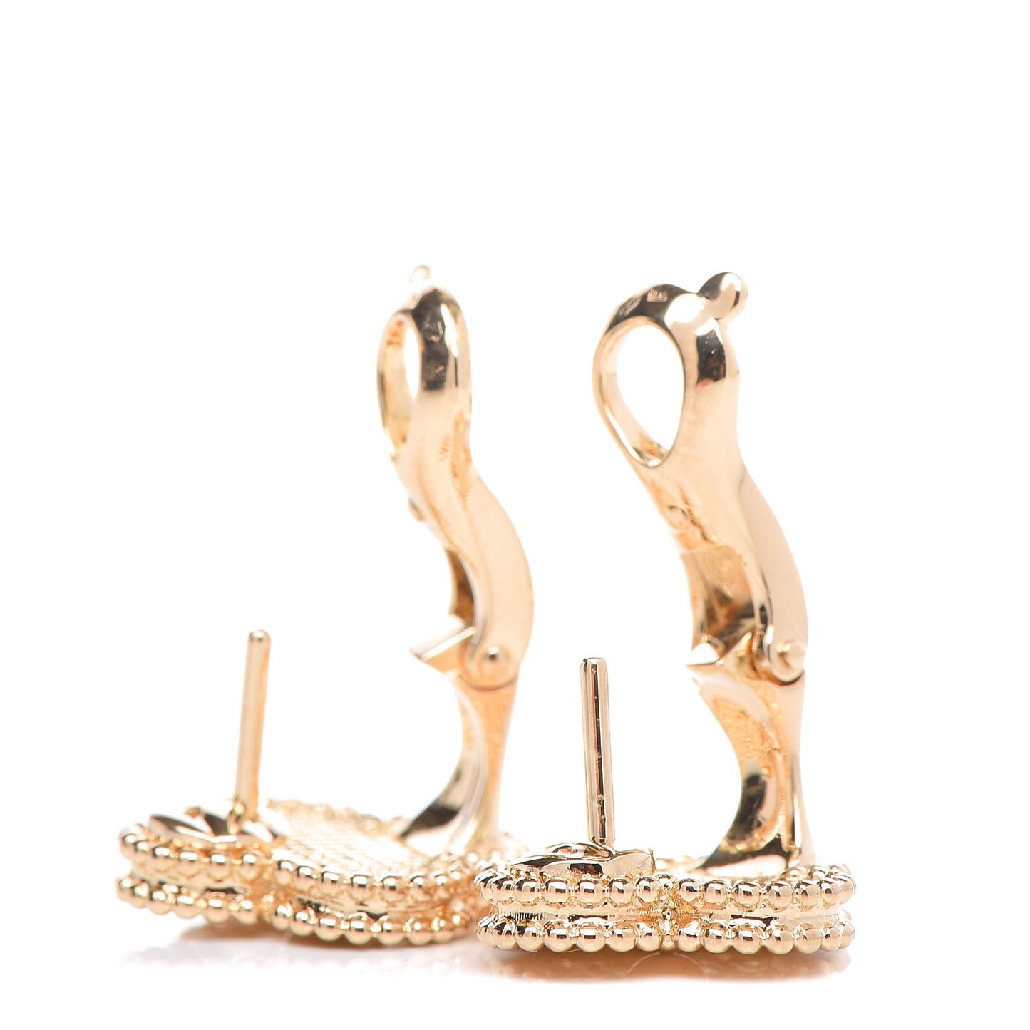 18K Yellow Gold Vintage Alhambra Earrings