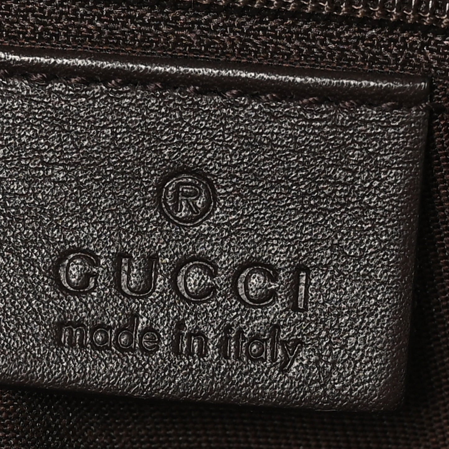 GG Supreme Monogram Medium Joy Tote Dark Brown